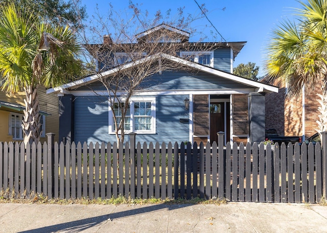 view of front of home