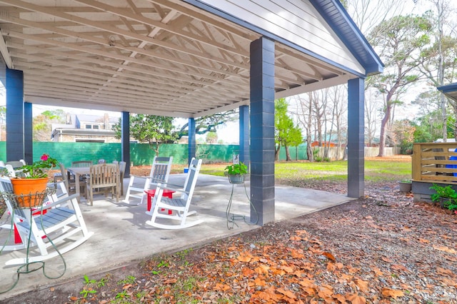 view of patio