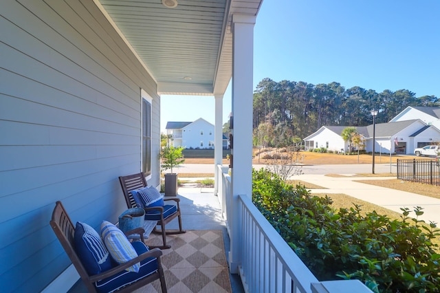 view of patio / terrace with covered porch