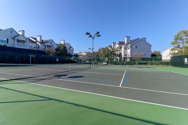 view of sport court