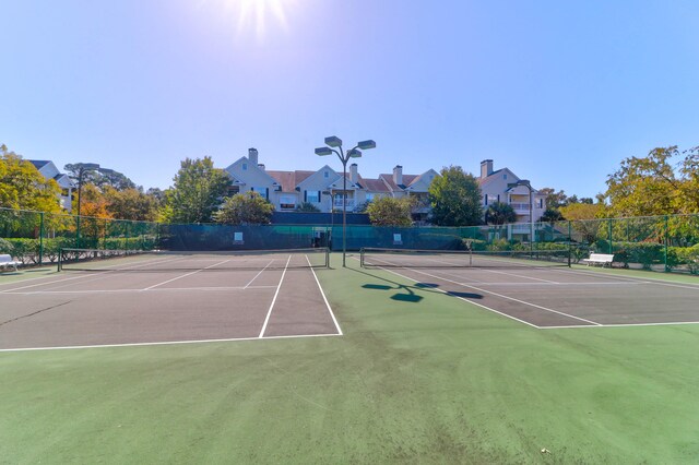 view of sport court