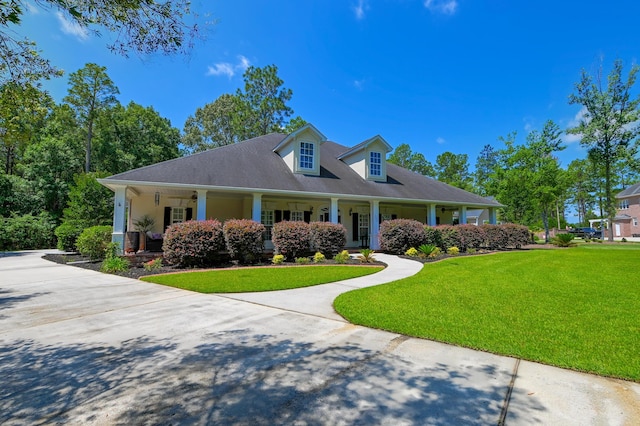 101 Firestone Ct, Summerville, SC 29483 - view of front of home featuring a porch and a front yard