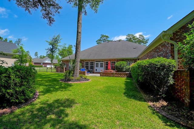 101 Firestone Ct, Summerville, SC 29483 - view of yard featuring french doors and a patio area