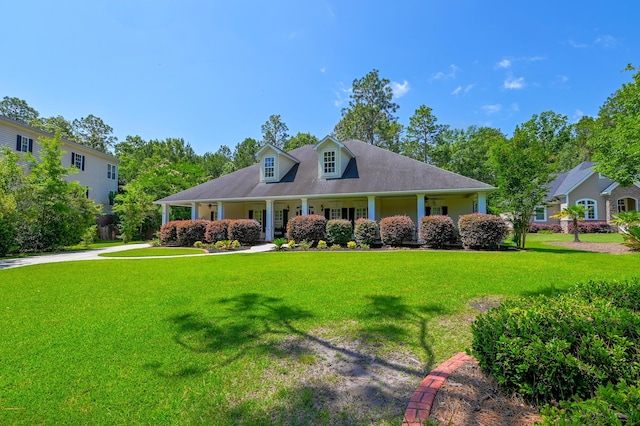 101 Firestone Ct, Summerville, SC 29483 - view of front facade with a front lawn and a porch