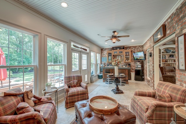 101 Firestone Ct, Summerville, SC 29483 - sunroom / solarium featuring french doors