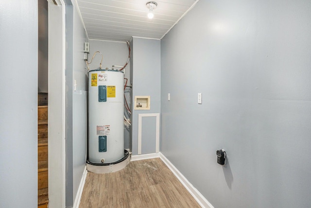 utilities featuring electric water heater