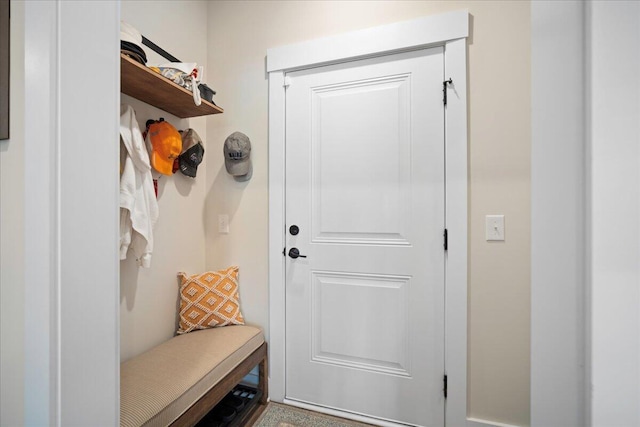 view of mudroom