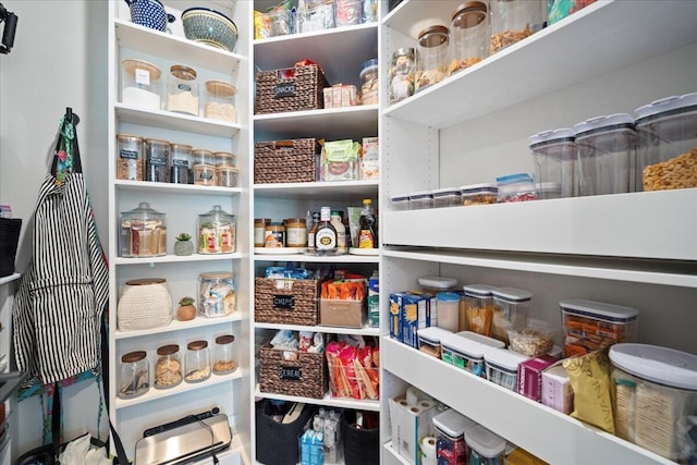 view of pantry