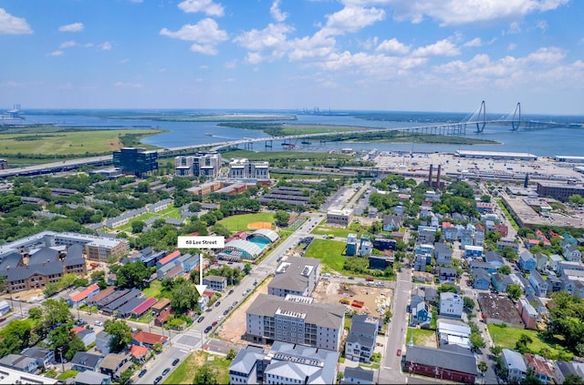 68 Lee St Unit A & B, Charleston, SC 29403 - drone / aerial view of a notable bridge and a large body of water