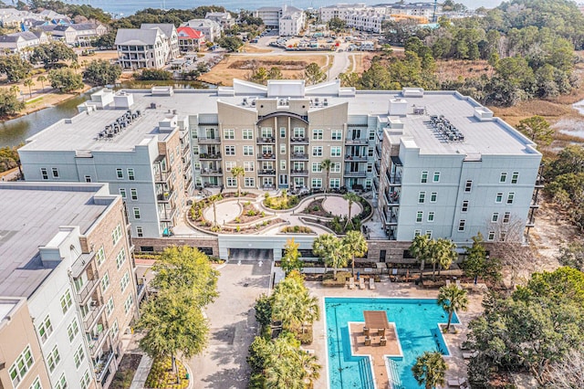 145 Pier View St Unit 111, Charleston, SC 29492 - bird's eye view of a pool area