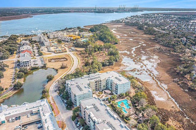 145 Pier View St Unit 111, Charleston, SC 29492 - aerial overview of property's location featuring a large body of water and a notable bridge