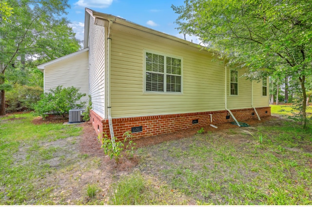5347 Sundial Ct, North Charleston, SC 29418 - view of property exterior featuring crawl space and central AC