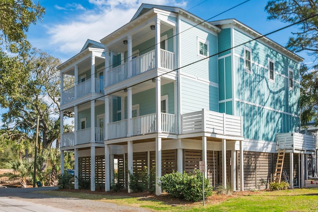 112 E Huron Ave Unit C, Folly Beach, SC 29439 - exterior space with a balcony