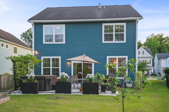 2324 Town Woods Rd, Charleston, SC 29414 - back of house with a hot tub and a patio area