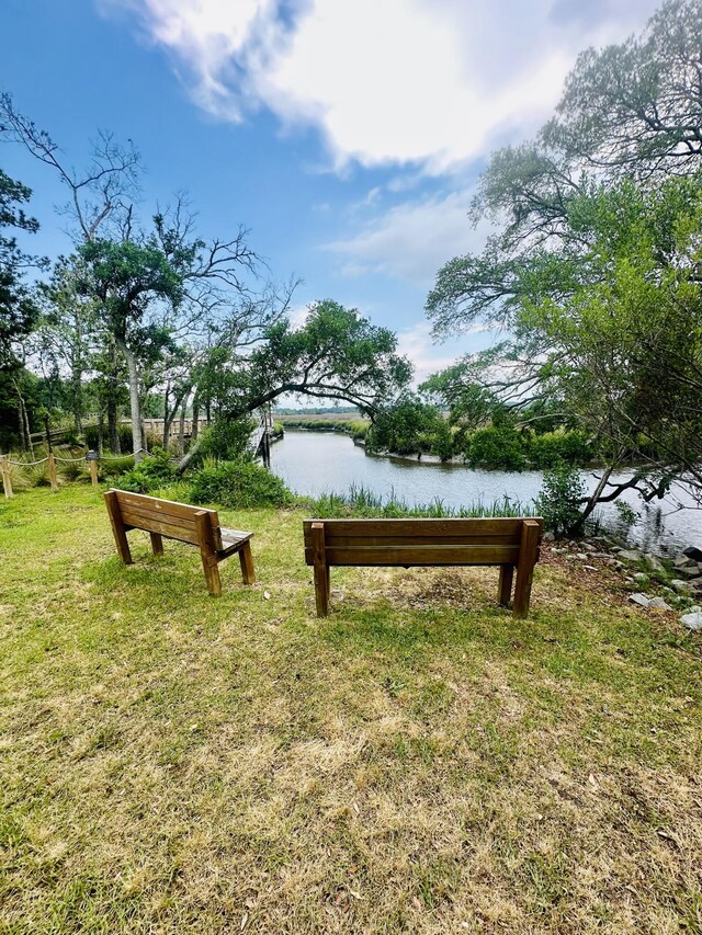 2324 Town Woods Rd, Charleston, SC 29414 - view of green lawn with a water view