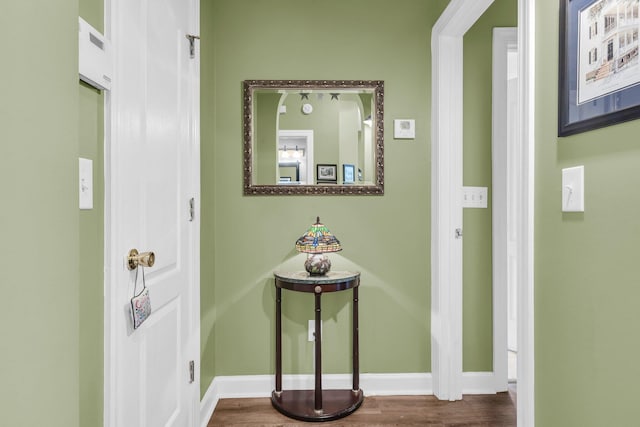 1311 Royal Links Dr, Mount Pleasant, SC 29466 - corridor featuring wood finished floors and baseboards