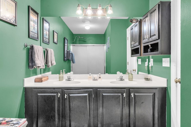 1311 Royal Links Dr, Mount Pleasant, SC 29466 - full bathroom featuring double vanity and a shower