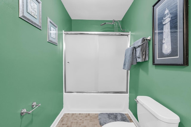 1311 Royal Links Dr, Mount Pleasant, SC 29466 - bathroom featuring shower / bath combination with glass door and tile patterned floors