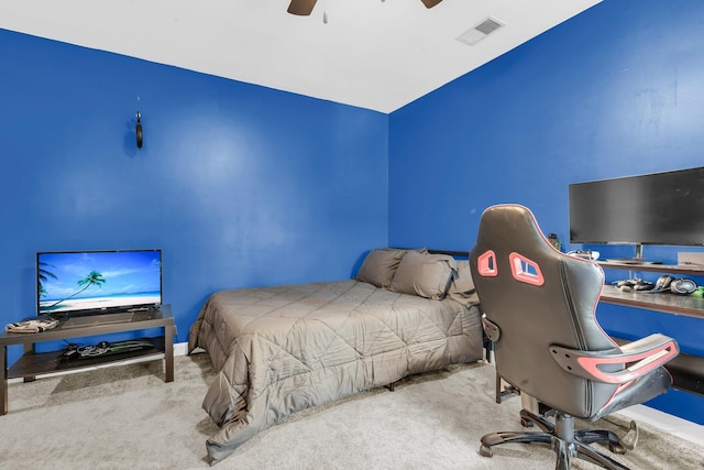 1311 Royal Links Dr, Mount Pleasant, SC 29466 - bedroom with carpet flooring and a ceiling fan