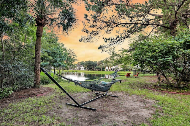 1311 Royal Links Dr, Mount Pleasant, SC 29466 - view of yard with a water view