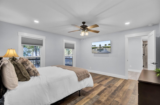 4429 Francis Younge Way, Hollywood, SC 29449 - bedroom featuring baseboards, recessed lighting, and wood finished floors