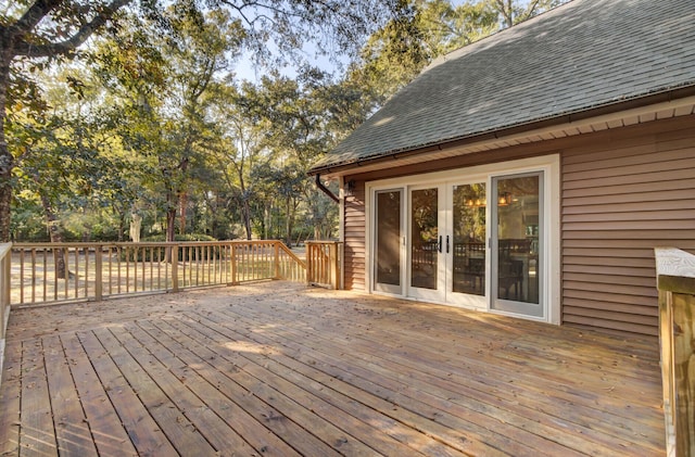 4429 Francis Younge Way, Hollywood, SC 29449 - wooden deck featuring french doors