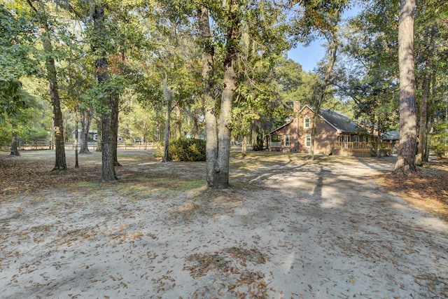 4429 Francis Younge Way, Hollywood, SC 29449 - view of yard featuring dirt driveway and a deck
