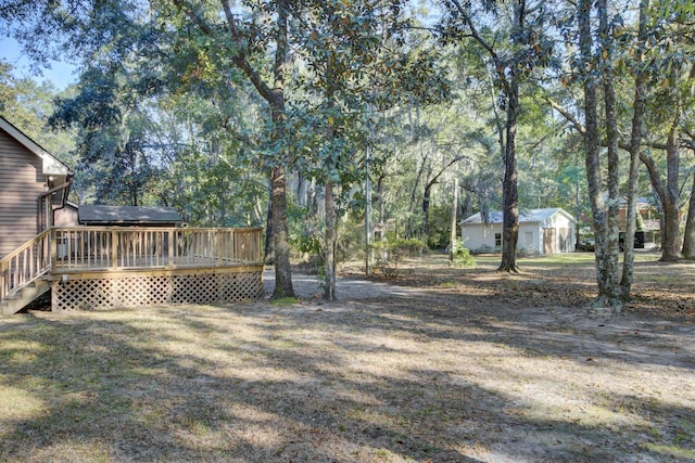 4429 Francis Younge Way, Hollywood, SC 29449 - view of yard featuring a deck