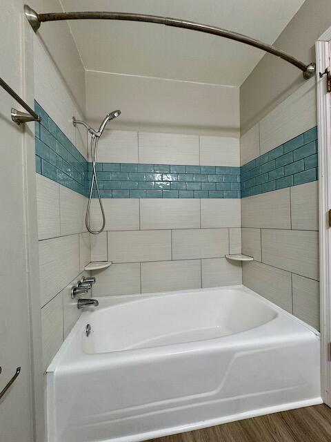 1820 Mepkin Rd Unit 1019, Charleston, SC 29407 - full bathroom with wood finished floors and washtub / shower combination