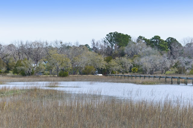 view of property view of water