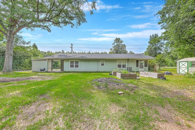 1314 Cooper Store Rd, Moncks Corner, SC 29461 - rear view of property with a yard