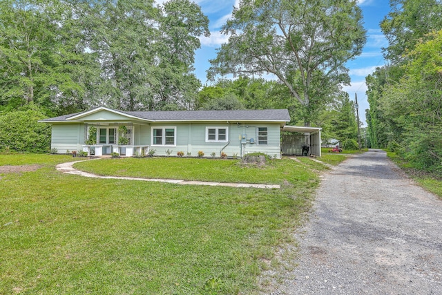 1314 Cooper Store Rd, Moncks Corner, SC 29461 - view of front facade featuring a front yard and driveway
