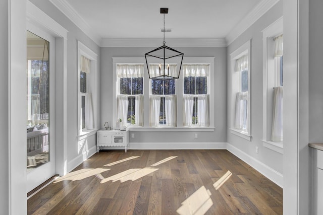 1098 Reserve Ln, Awendaw, SC 29429 - unfurnished sunroom with a chandelier