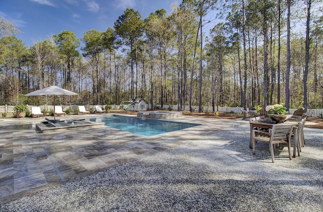 1098 Reserve Ln, Awendaw, SC 29429 - view of pool with a patio area and a pool with connected hot tub