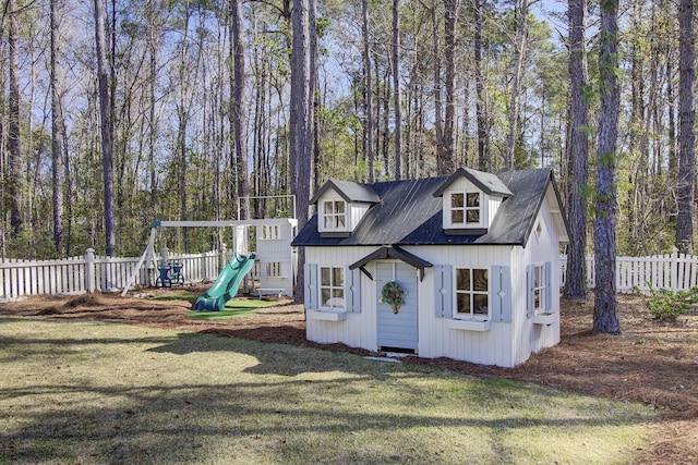 1098 Reserve Ln, Awendaw, SC 29429 - view of outbuilding featuring a playground