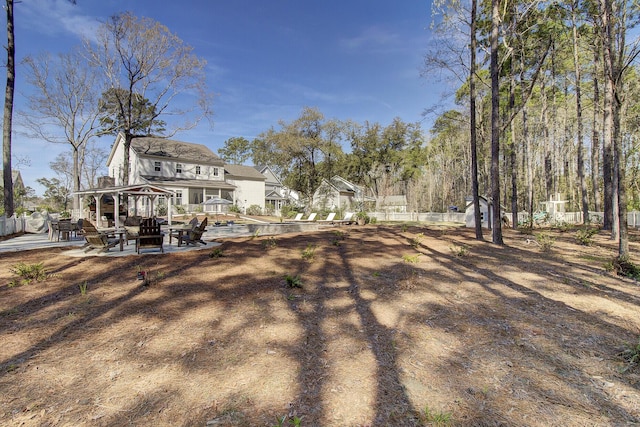 1098 Reserve Ln, Awendaw, SC 29429 - back of property with a patio and a gazebo