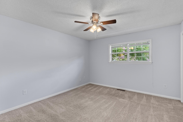 107 Hickory Ln Unit C, Ladson, SC 29456 - carpeted empty room featuring a ceiling fan and a textured ceiling