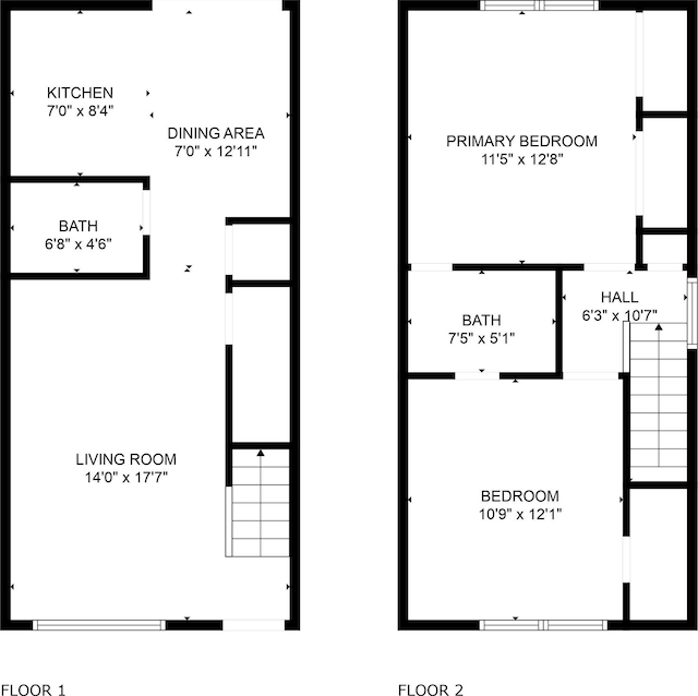 107 Hickory Ln Unit C, Ladson, SC 29456 - view of floor plan / room layout