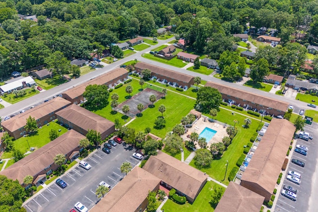 107 Hickory Ln Unit C, Ladson, SC 29456 - aerial perspective of suburban area with a pool