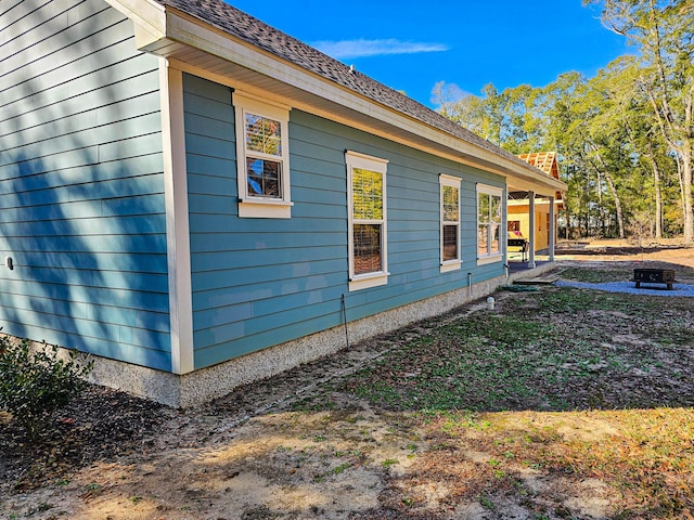 view of side of property