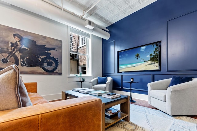 4 Beaufain St Unit 207, Charleston, SC 29401 - home theater room with wood finished floors and baseboards