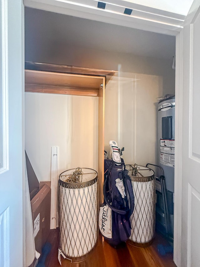 4 Beaufain St Unit 207, Charleston, SC 29401 - closet featuring electric water heater