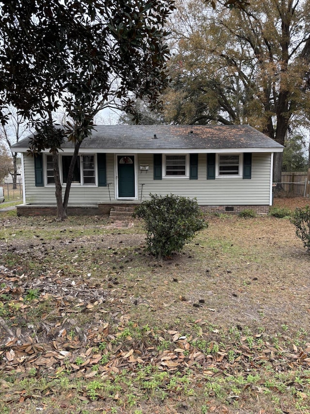 view of ranch-style house