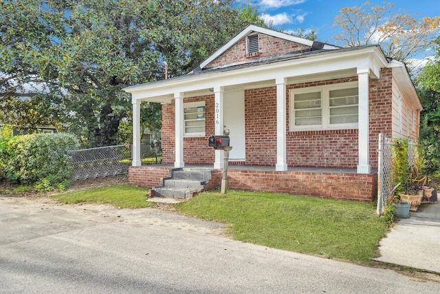 bungalow with a porch