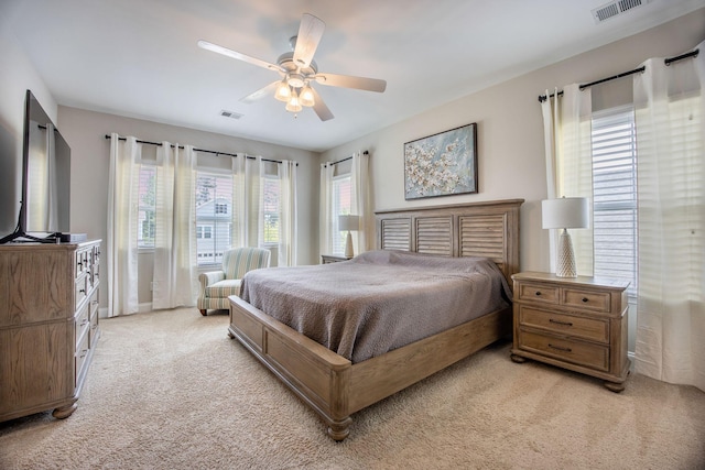 106 Sago Ct, Summerville, SC 29486 - bedroom featuring light carpet and ceiling fan
