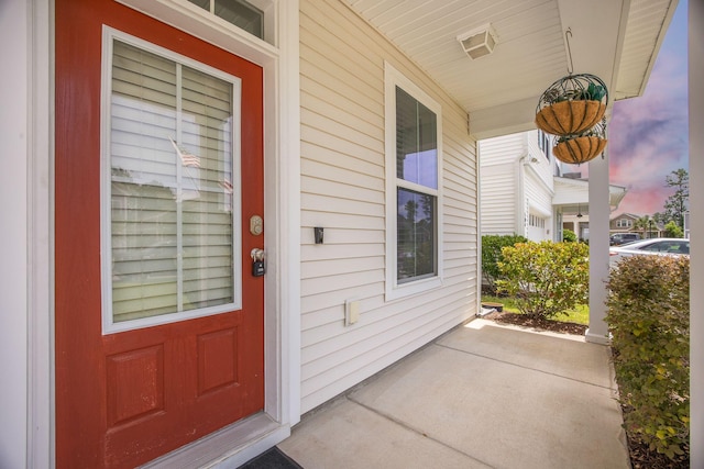 106 Sago Ct, Summerville, SC 29486 - doorway to property with covered porch