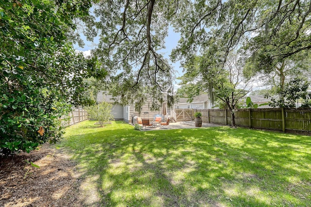 4587 Durant Ave, North Charleston, SC 29405 - view of yard with a patio area