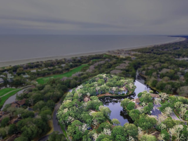 5558 Green Dolphin Way, Kiawah Island, SC 29455 - aerial view of property and surrounding area with a large body of water