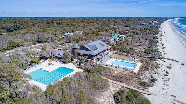 5558 Green Dolphin Way, Kiawah Island, SC 29455 - bird's eye view of a pool area and local beach