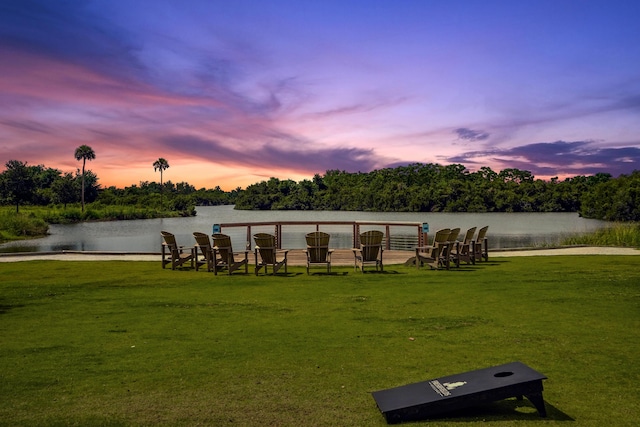 5558 Green Dolphin Way, Kiawah Island, SC 29455 - view of home's community featuring a water view and a yard